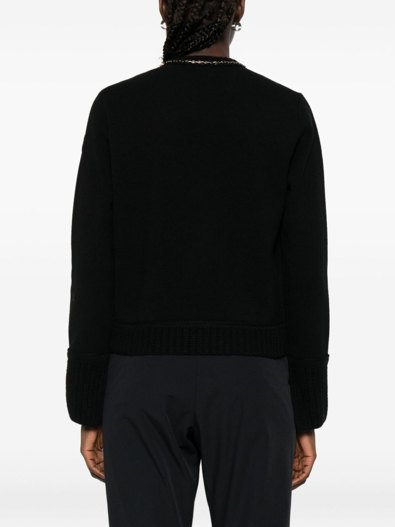 quilted chain-trimmed puffer jacket 4