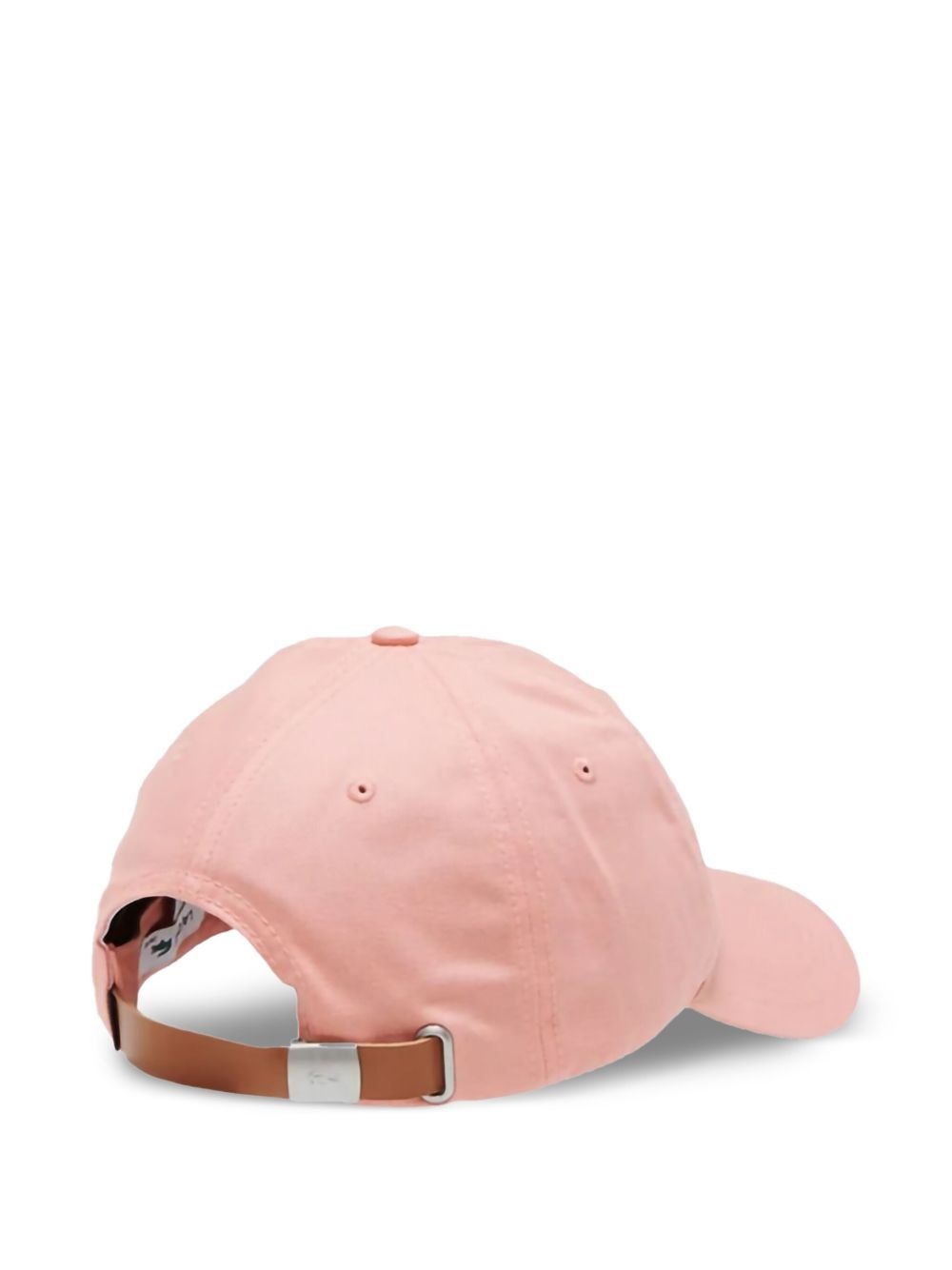 Crocodile-appliqué cotton "Pink" cap - 2