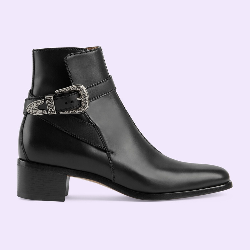 Men's ankle boot with buckle 1