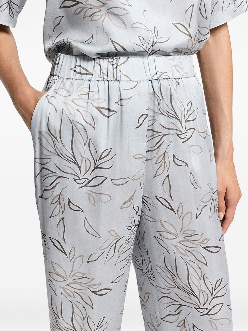 printed satin trousers 4