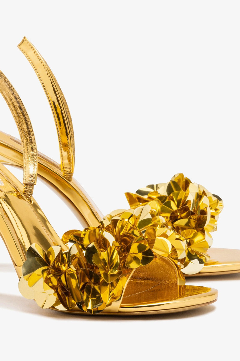 Morgan Sandal In Gold Specchio 4