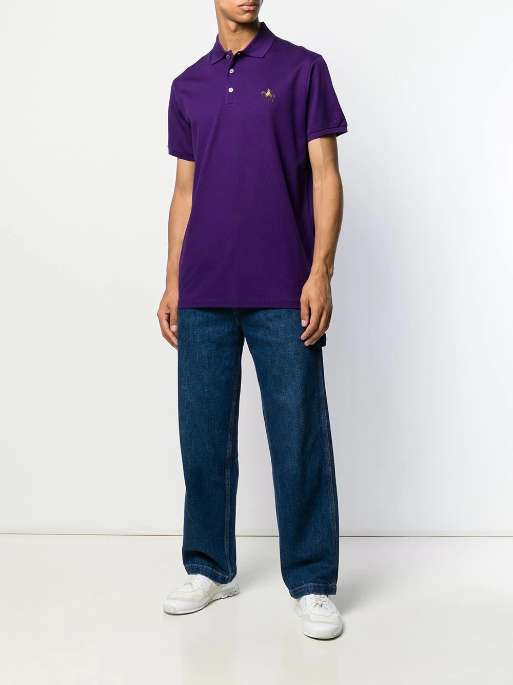 short-sleeved polo shirt - 2