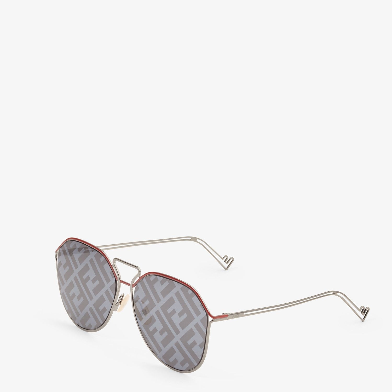 Red and ruthenium sunglasses - 2