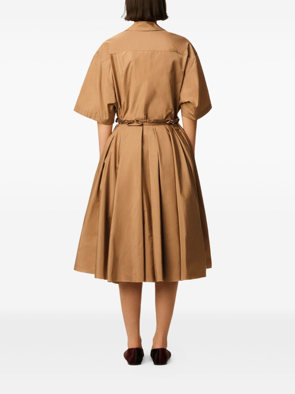 pleated midi skirt - 3