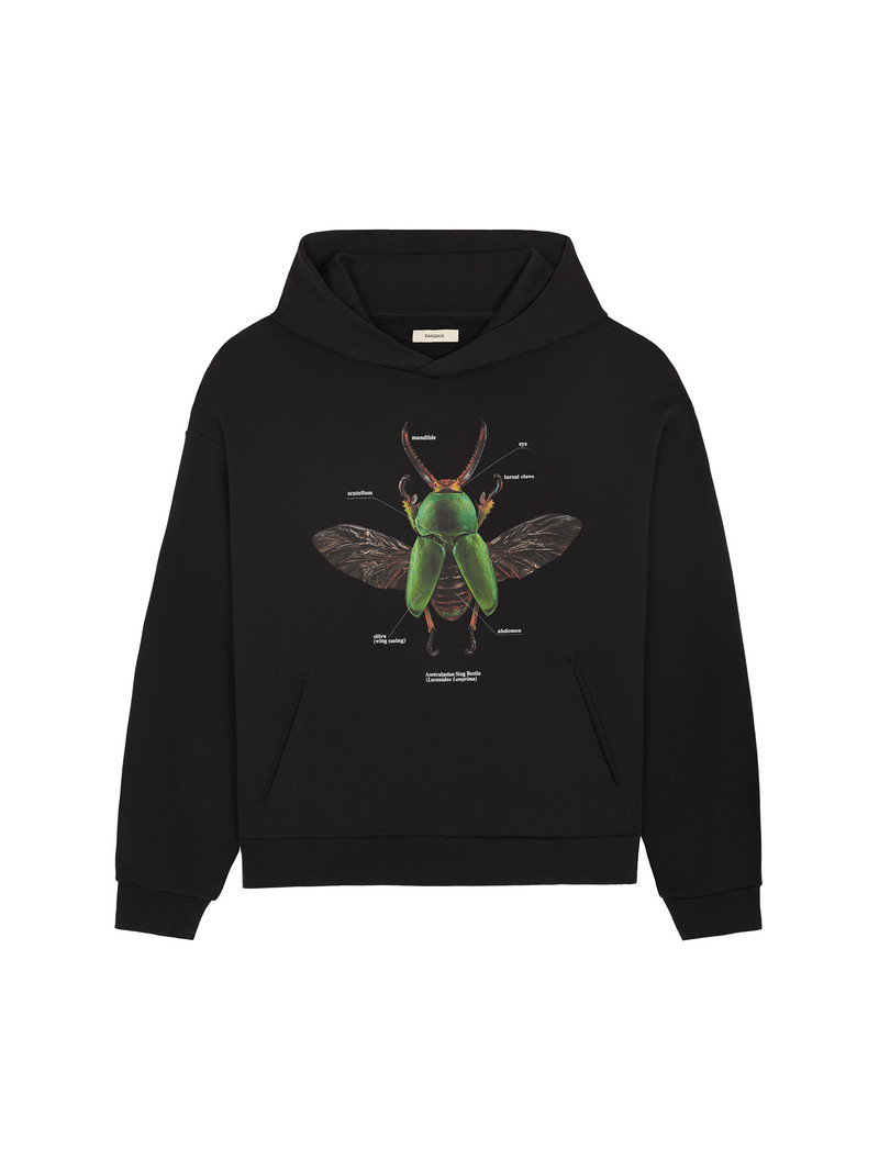 PANGAIA X Levon Biss Sawtooth Beetle Hoodie - Black 1