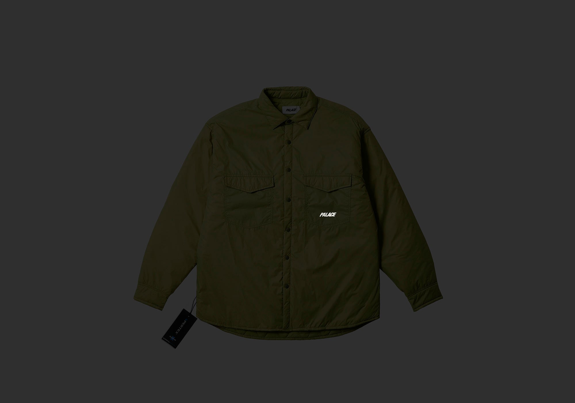 INSULATED PERTEX SHIRT OLIVE - 2
