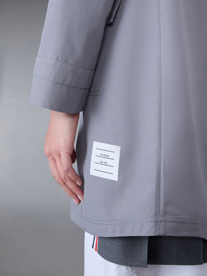 Military Ripstop Round Collar Overcoat 5