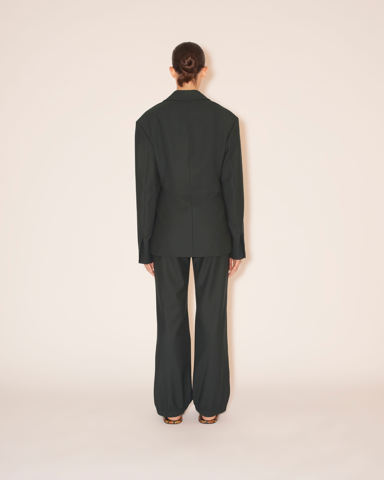 NICIA - Elasticated trouser - Pine green - 2