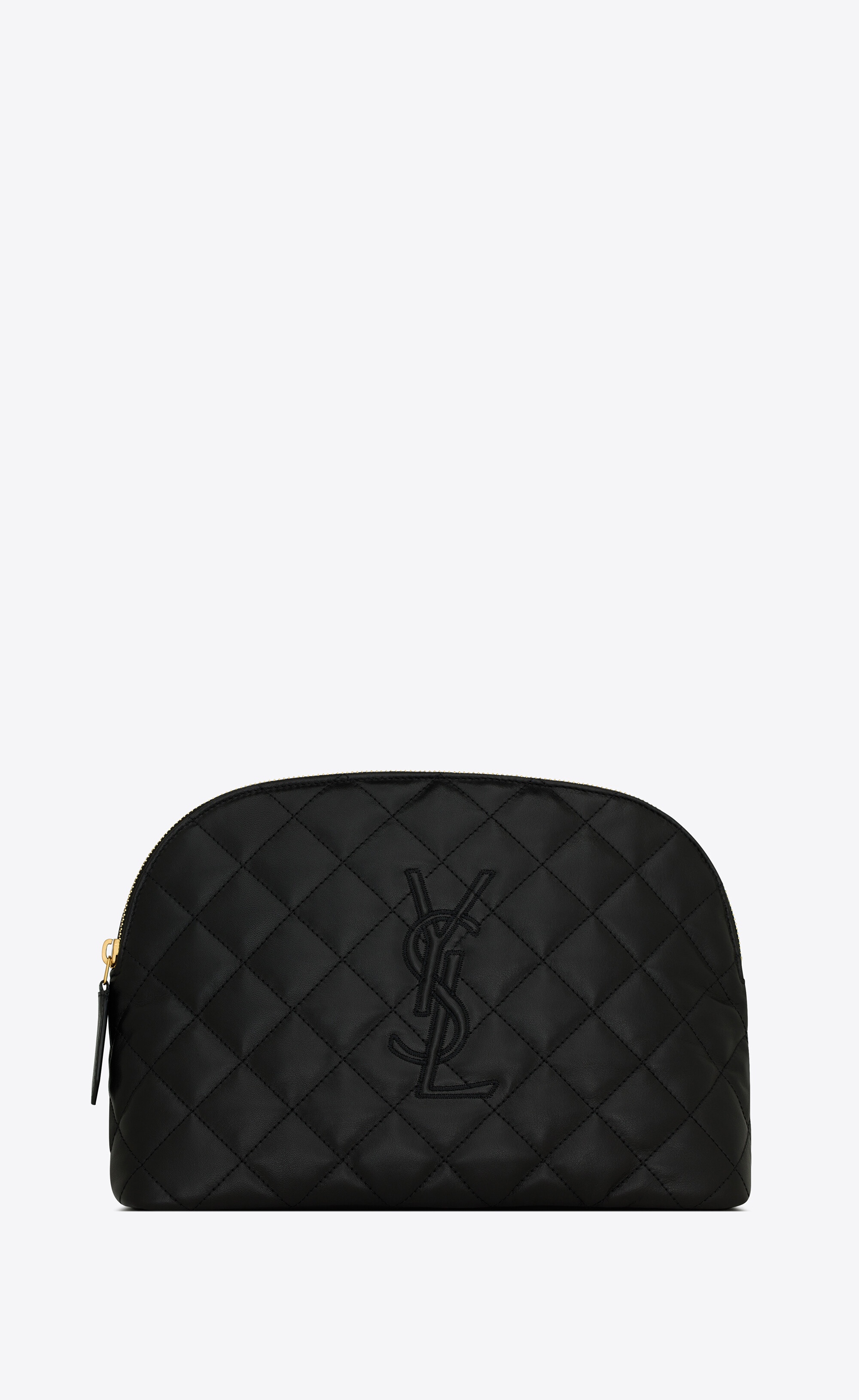 Saint Laurent YSL Quilted Leather Cosmetic Bag - Bergdorf Goodman