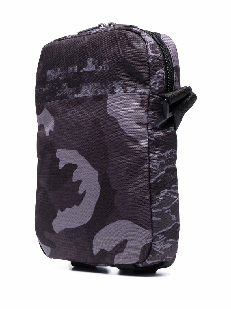 camo panelled messenger bag 3