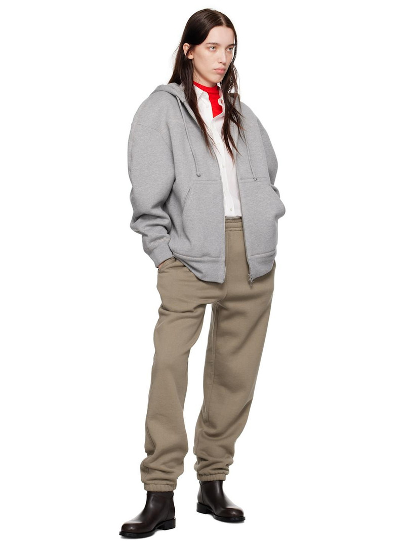AURALEE Brown Smooth Soft Sweatpants outlook