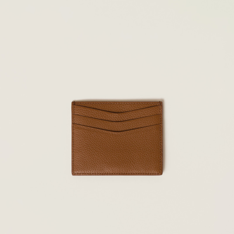Miu Miu Leather card holder outlook