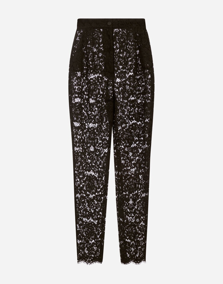 Cordonetto lace pants - 3