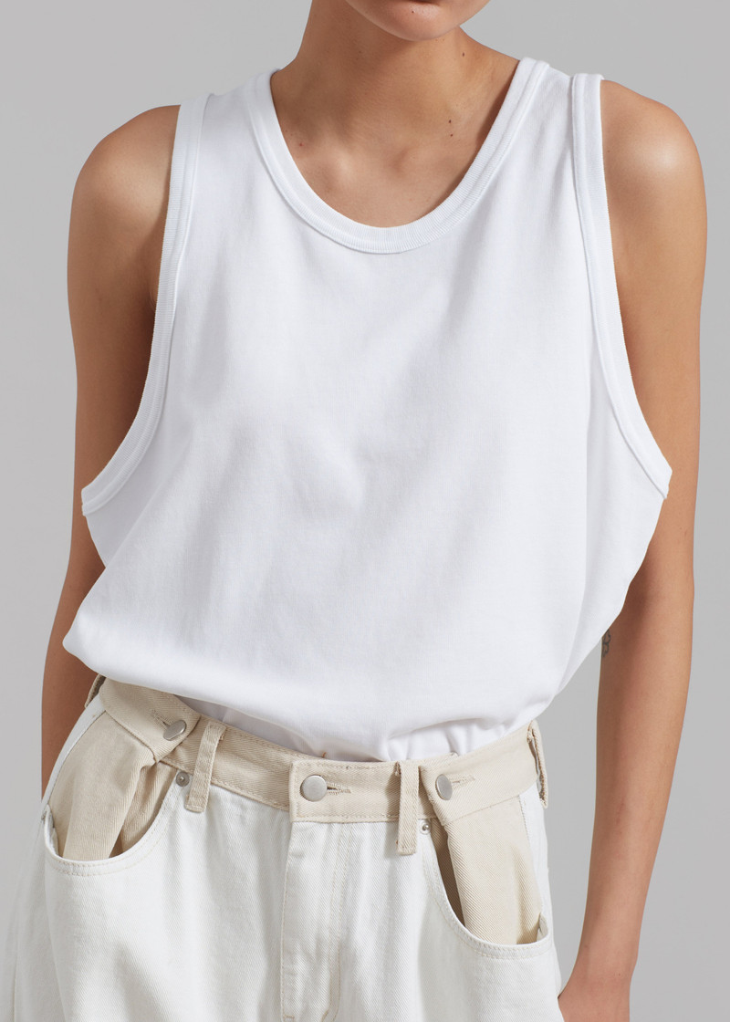 Briston Boxy Tank - White 3