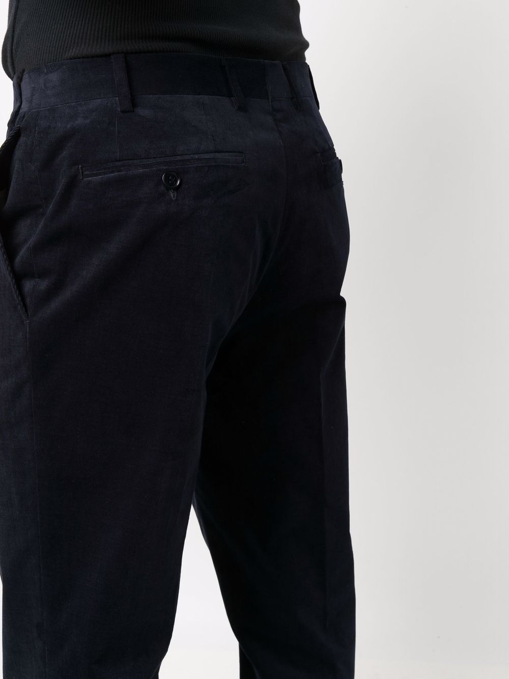 corduroy regular fit trousers - 5