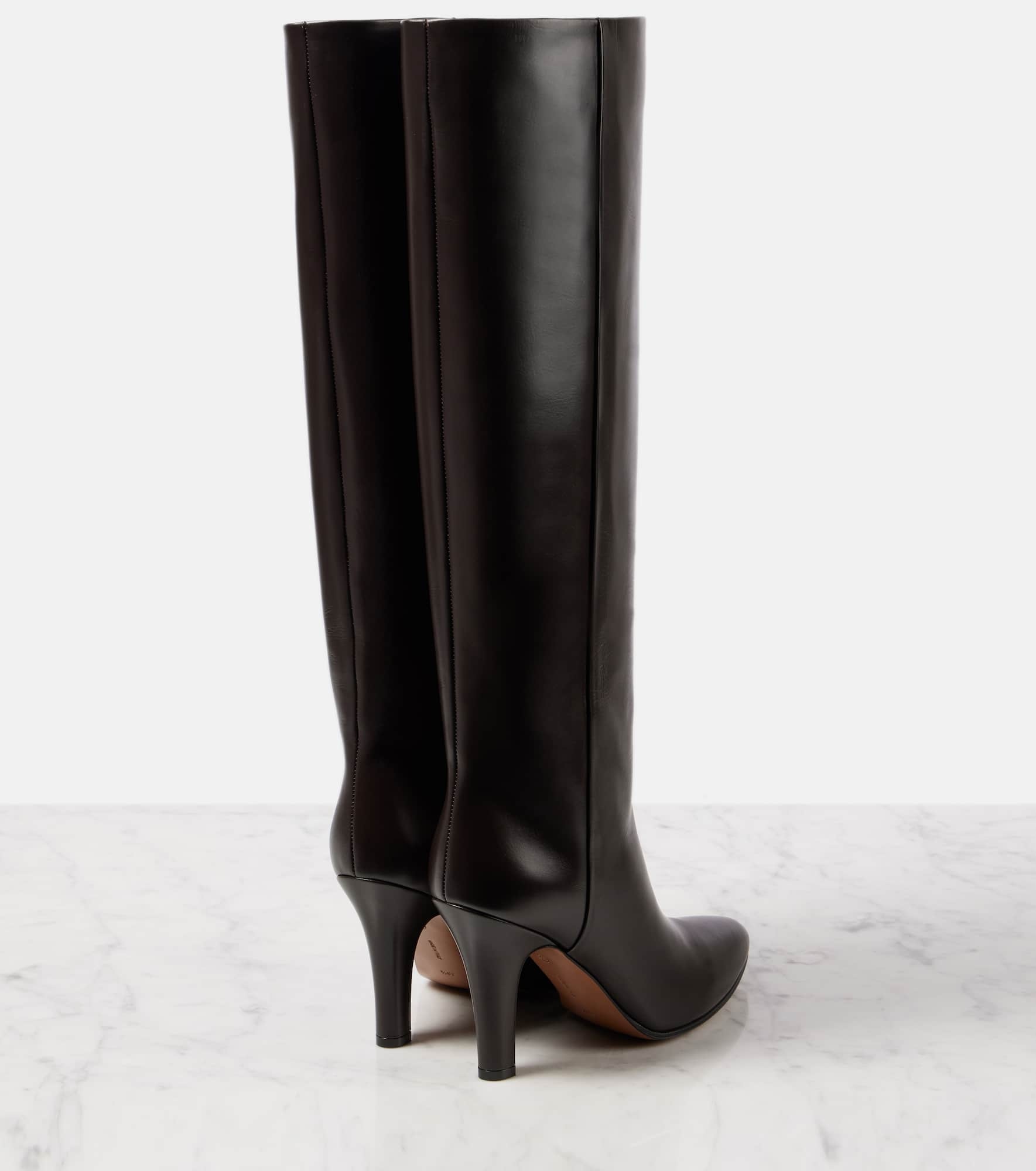 Prudence leather knee-high boots - 2