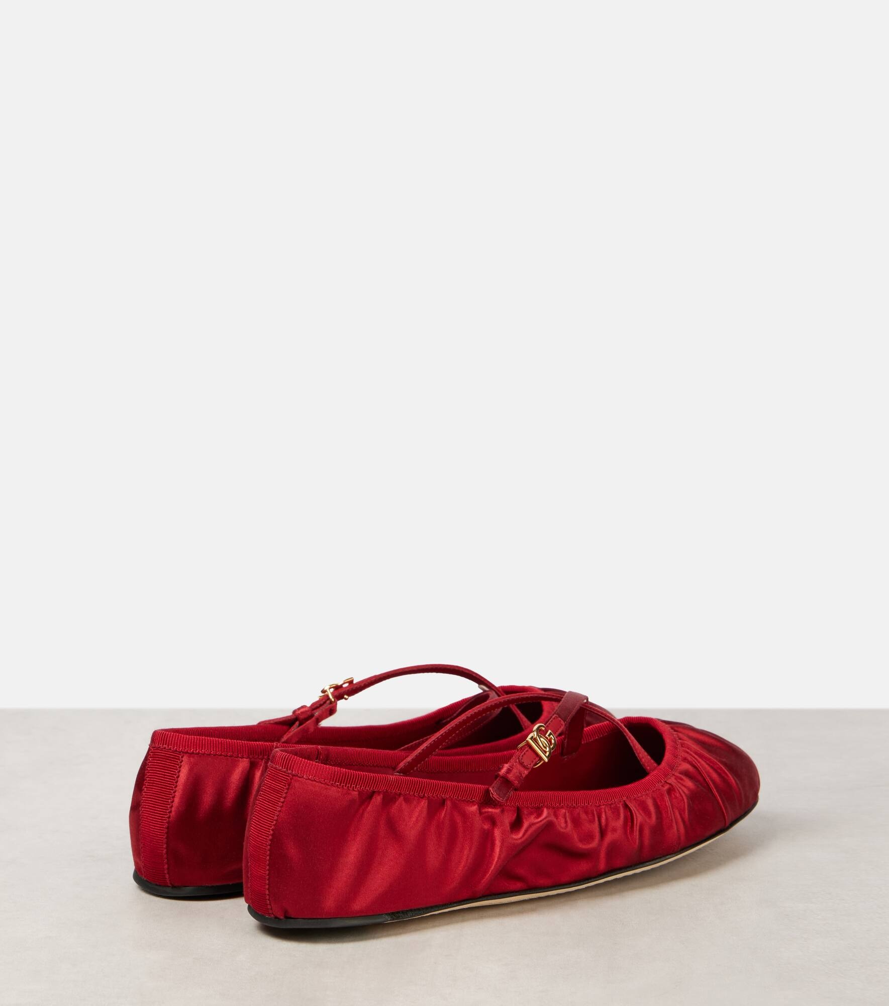 DG satin ballet flats - 2