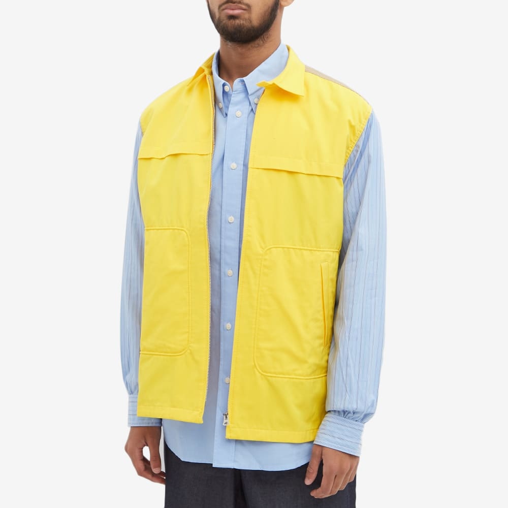 Junya Watanabe MAN Panelled Zip Overshirt - 3