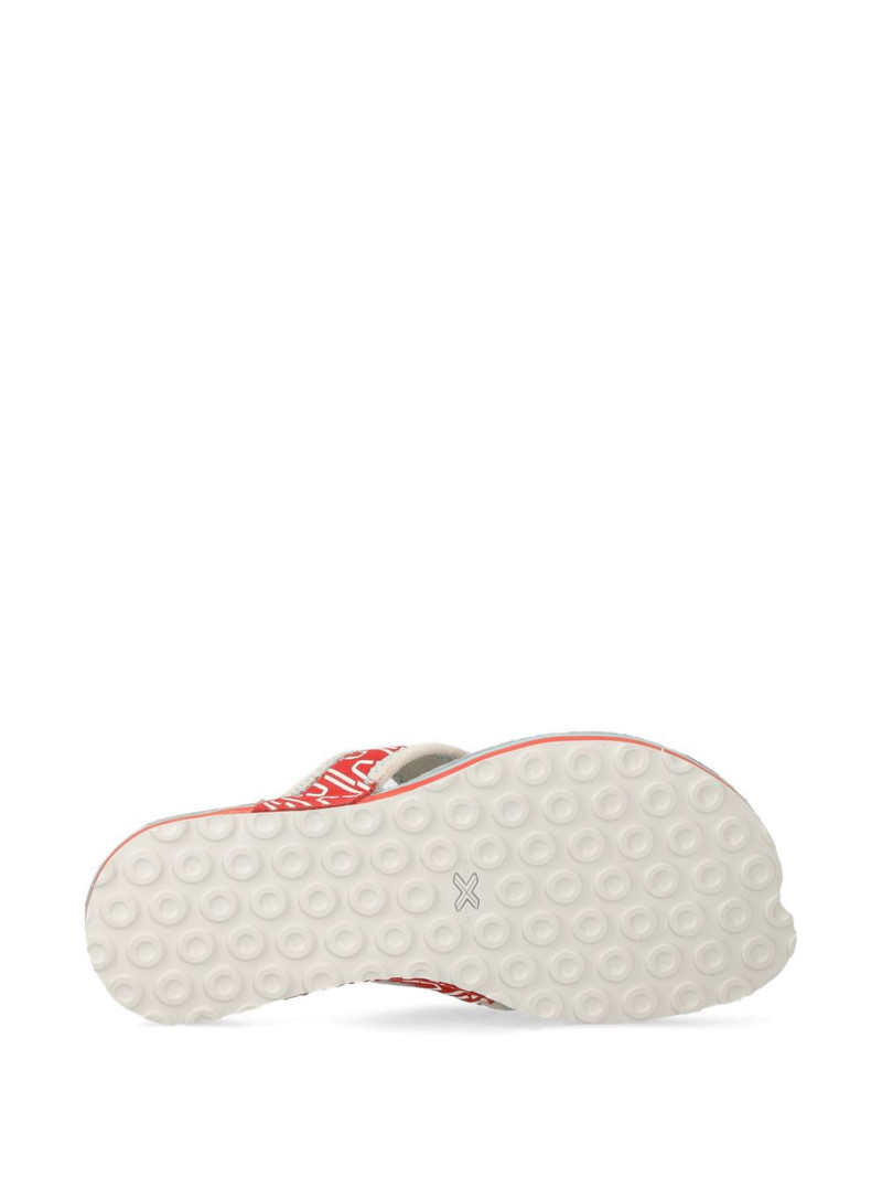 graphic-print flip flops 5