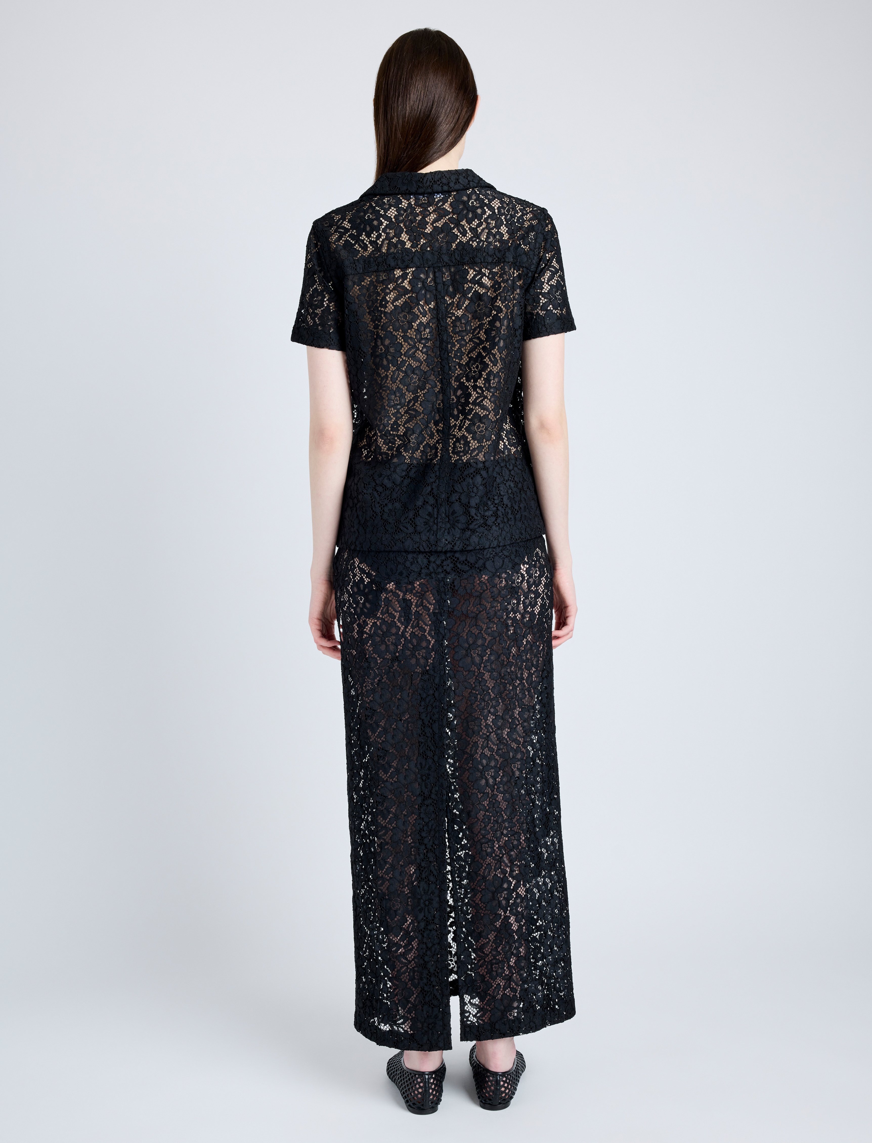 Jasmine Skirt in Stretch Lace - 4
