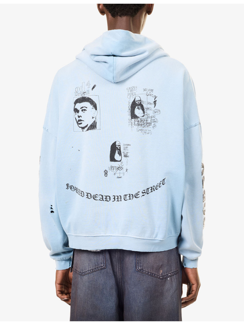 Bobby Driscoll Cotton-Blend Hoody 4
