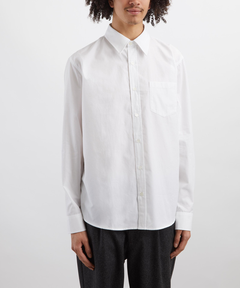 A.P.C. Owen White Cotton Shirt outlook