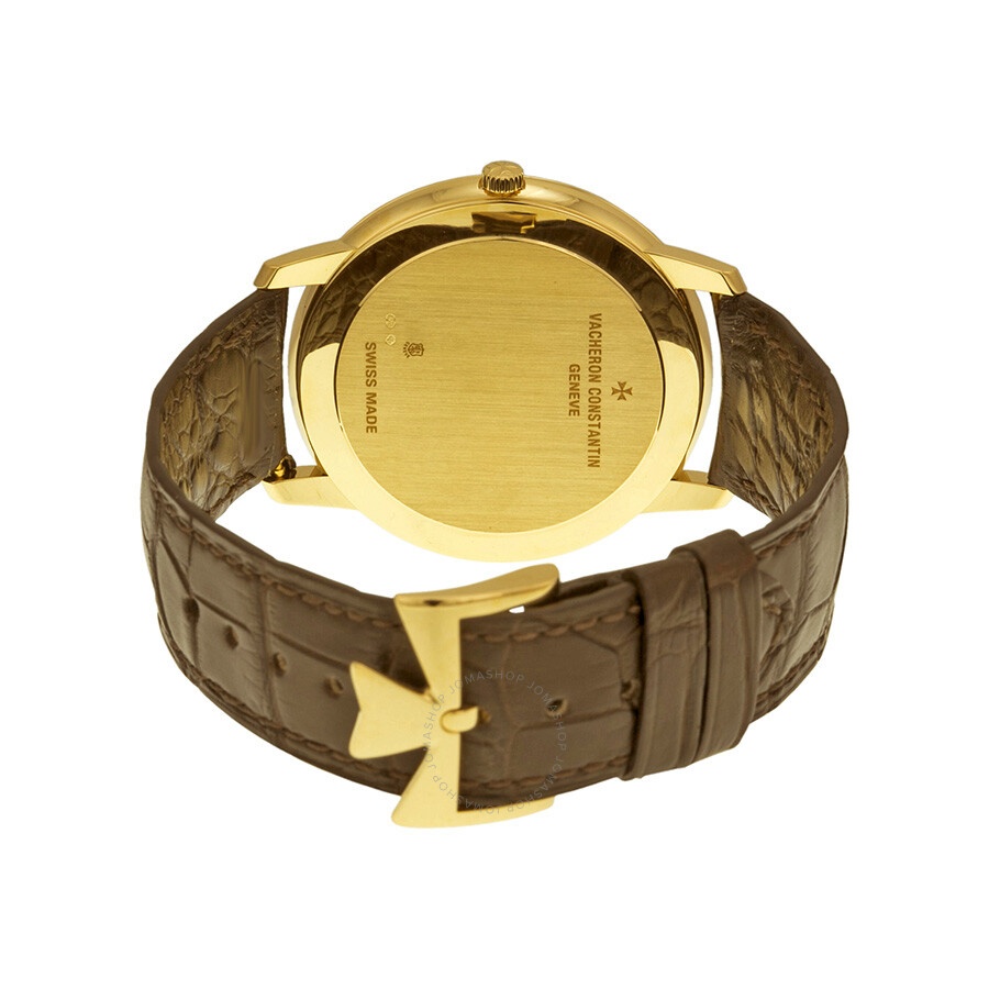 Vacheron Constantin Patrimony Grand Taille Manual Wind Silver Dial Brown Leather Men's Watch 8118000 - 3