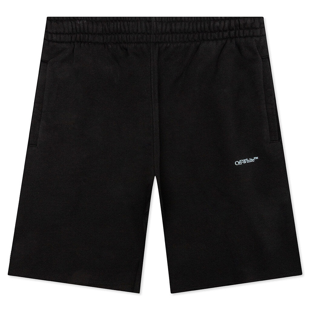 OFF-WHITE C/O VIRGIL ABLOH MARKER SWEATSHORTS - BLACK/MULTI - 1