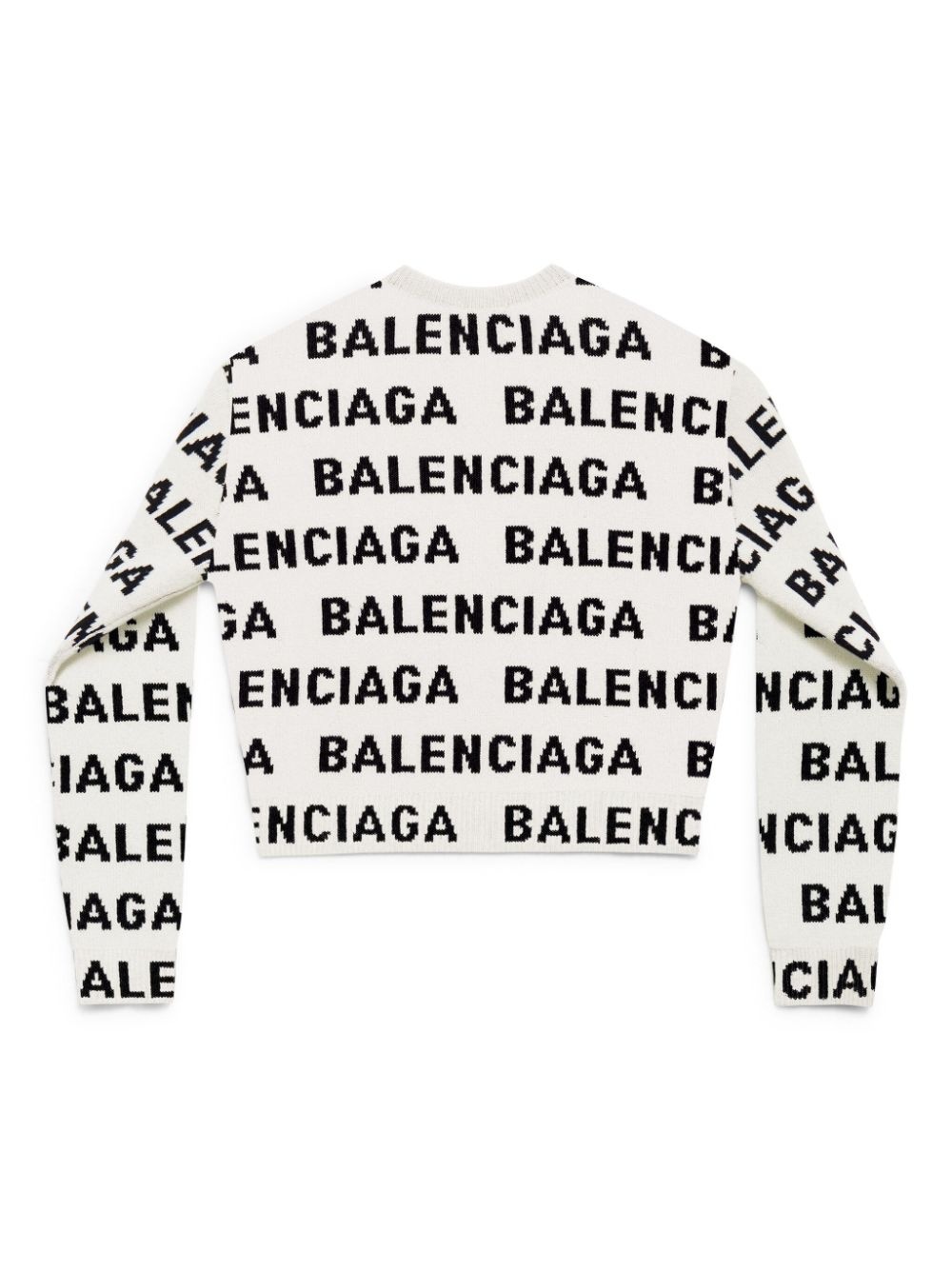 intarsia-logo crew-neck jumper - 2