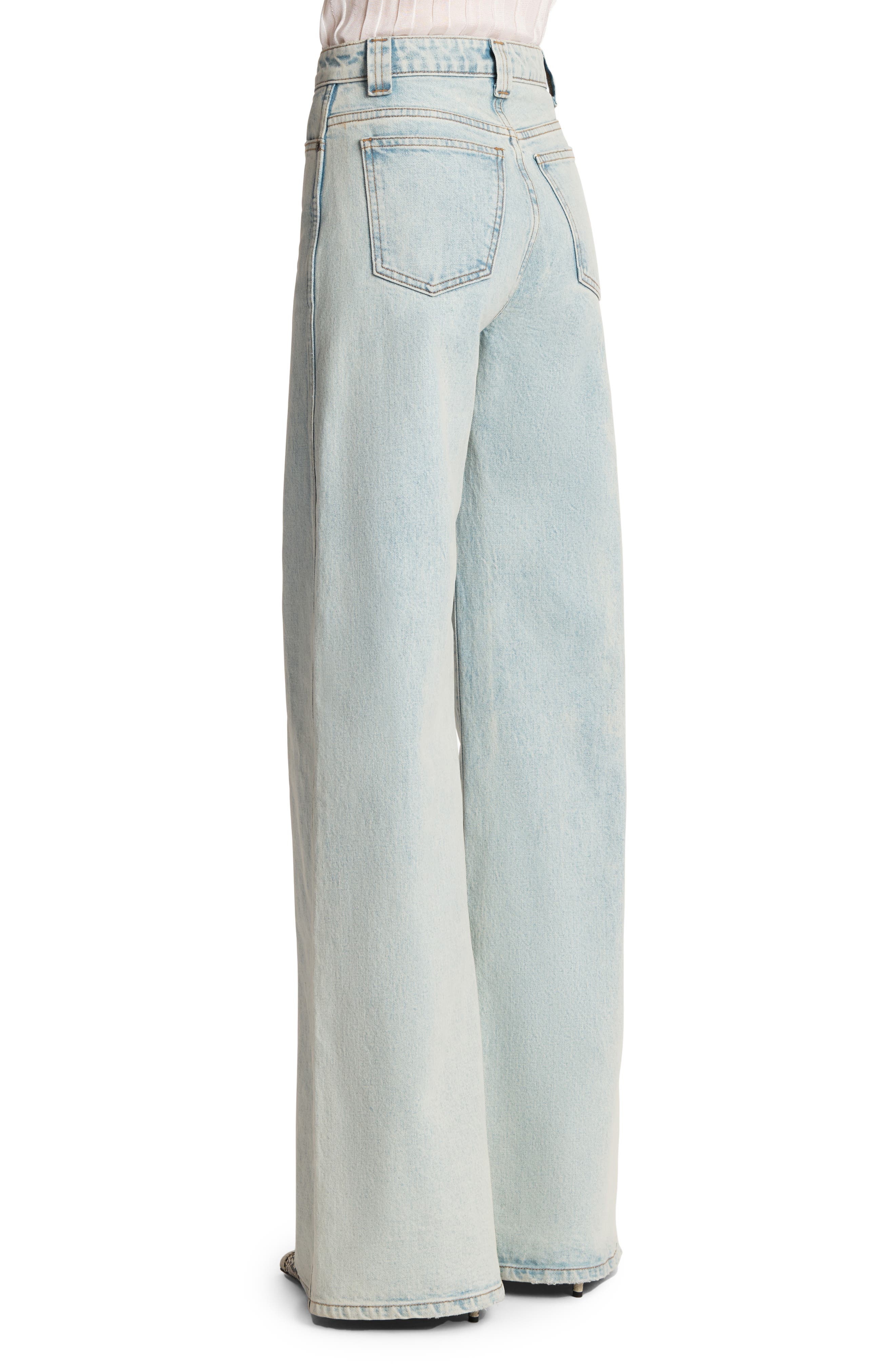 Khaite Dane Wide Leg Jeans in Shelburne at Nordstrom - 2