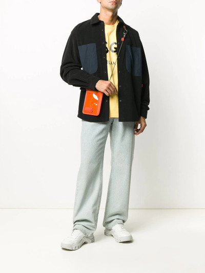 MSGM overshirt technical pocket shirt outlook