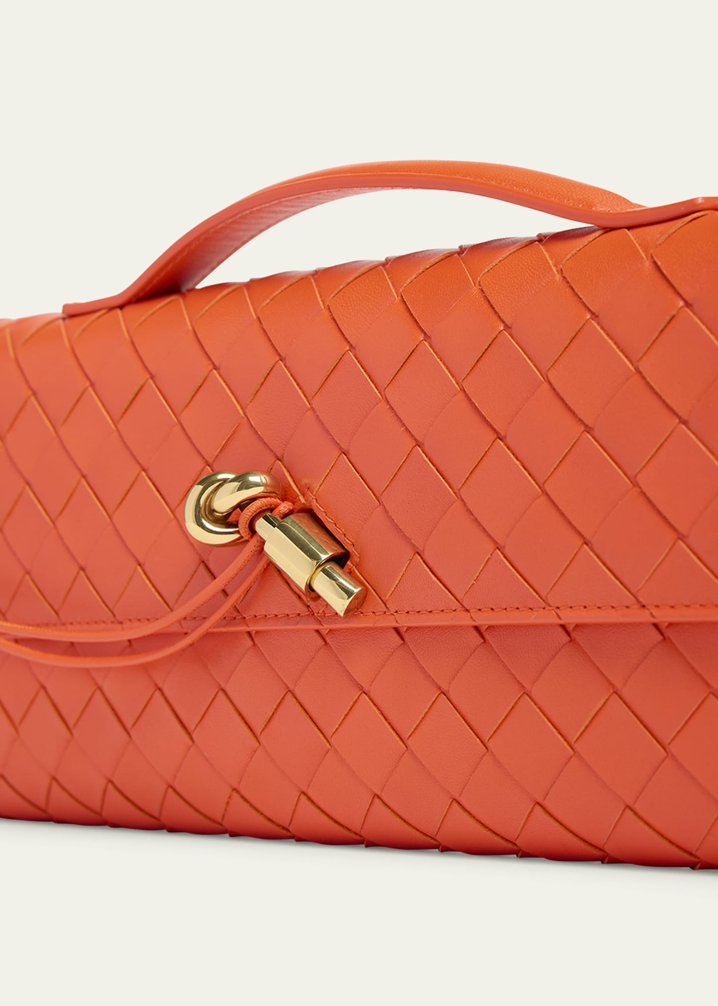 Bottega Veneta Long Andiamo Clutch Bag with Handle