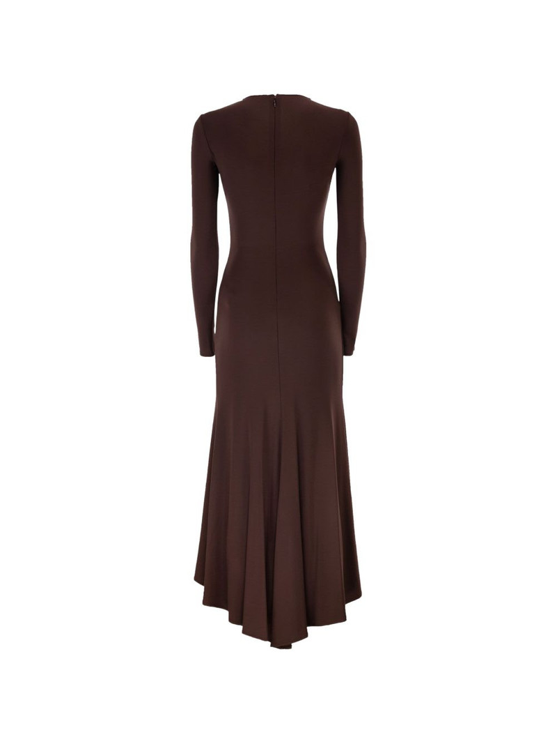 ELISABETTA FRANCHI cut-out long-sleeves dress outlook