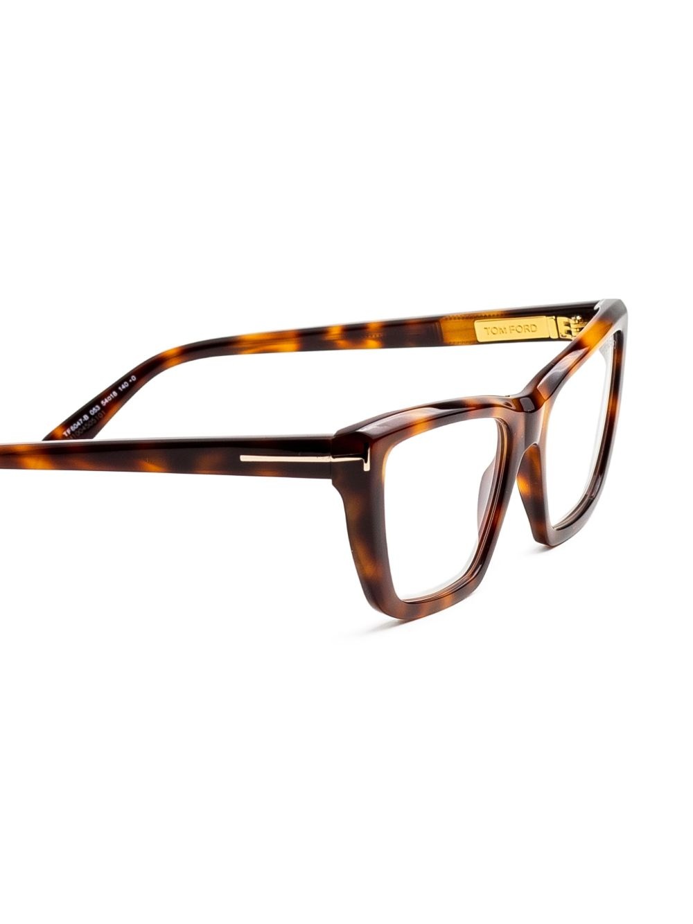 tortoiseshell-effect glasses - 2