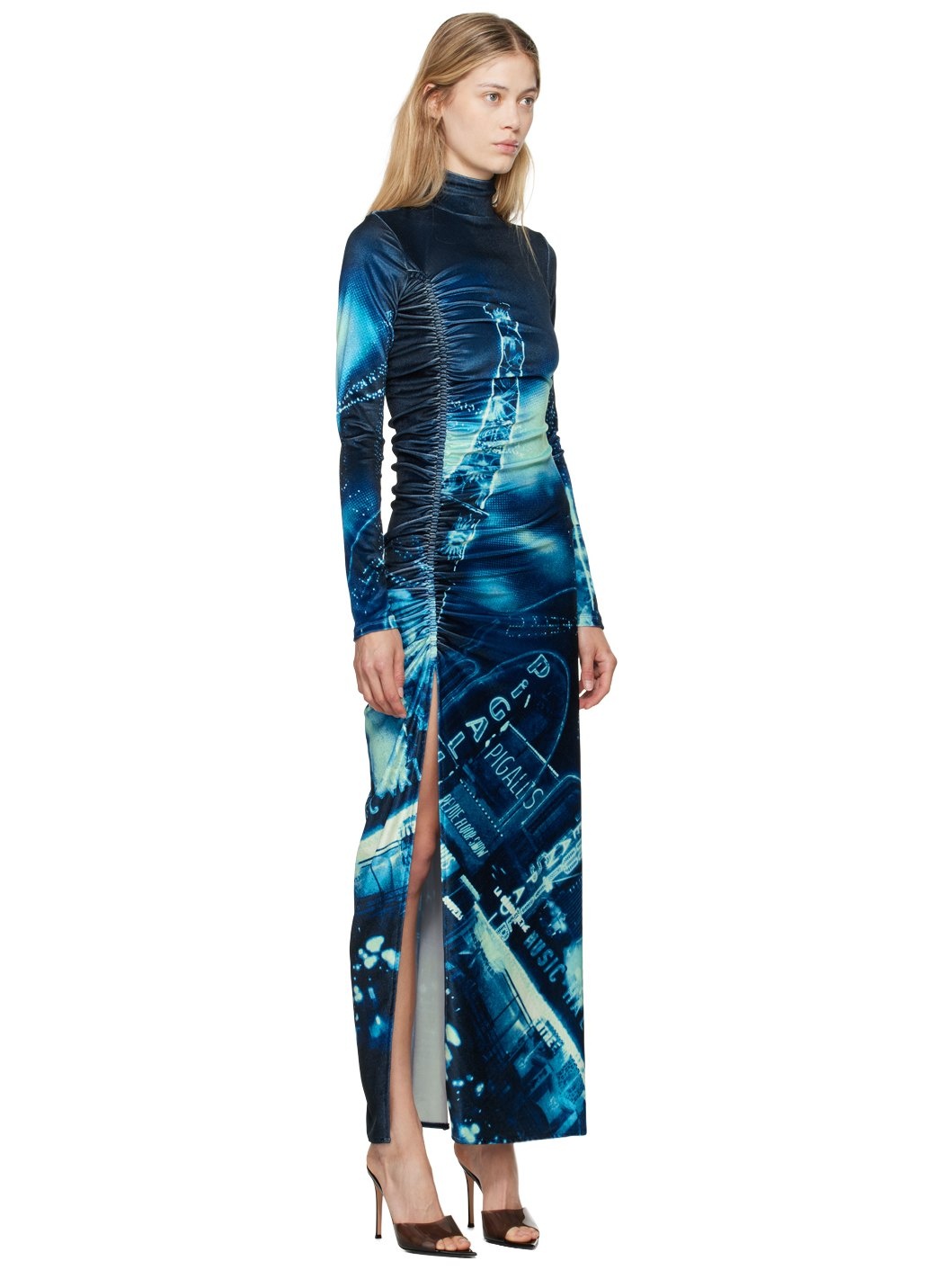 Navy 'The Velvet Pigalle' Maxi Dress - 2