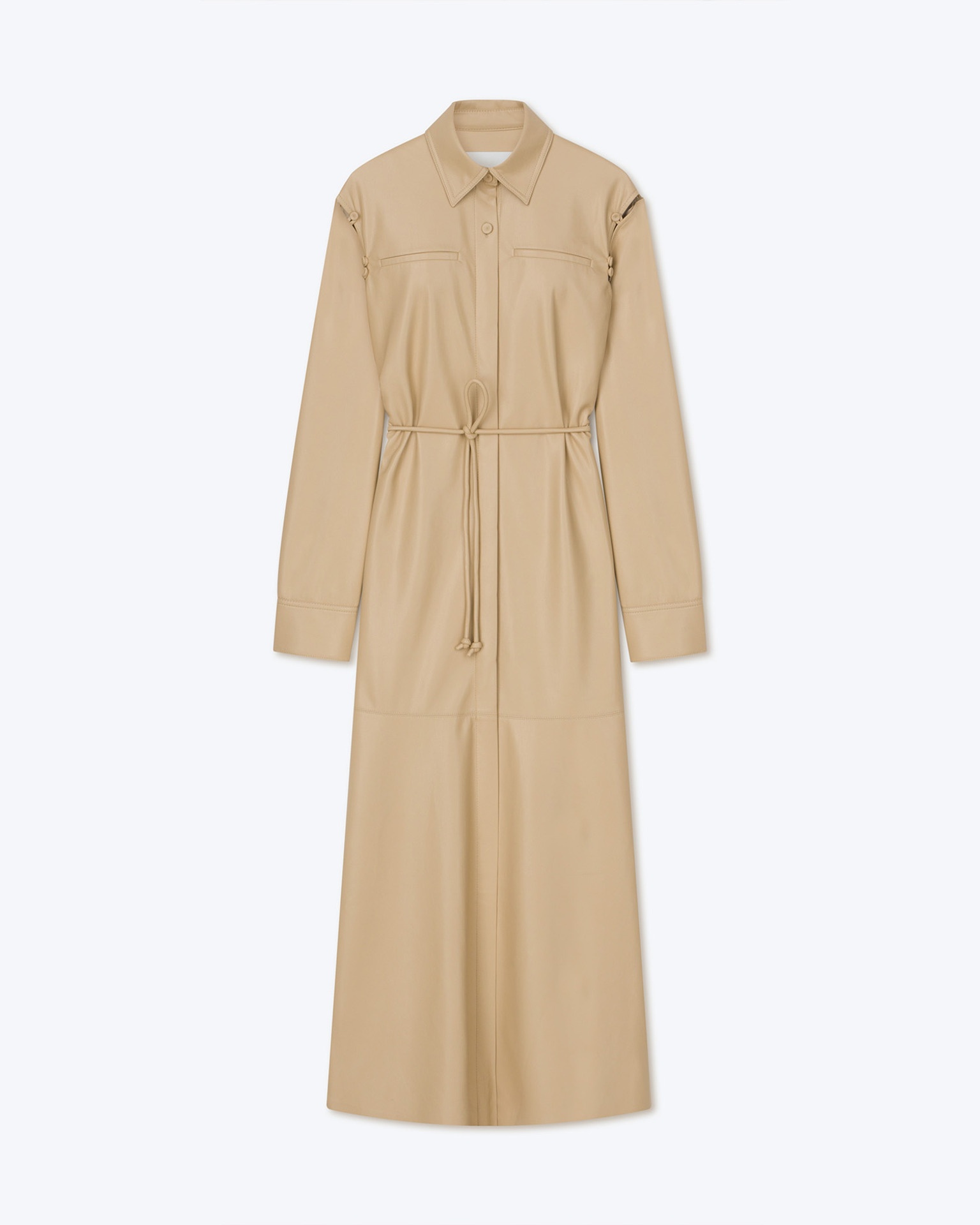 TERRA - OKOBOR™ shirt dress - Almond - 6