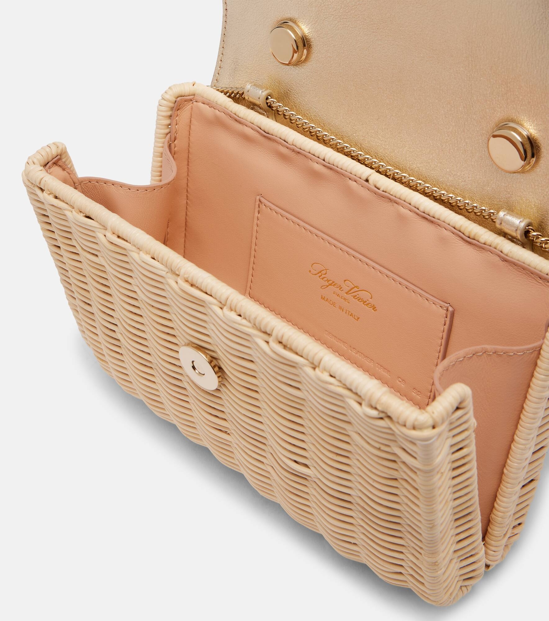 Jewel Efflorescence Mini rattan tote bag - 3