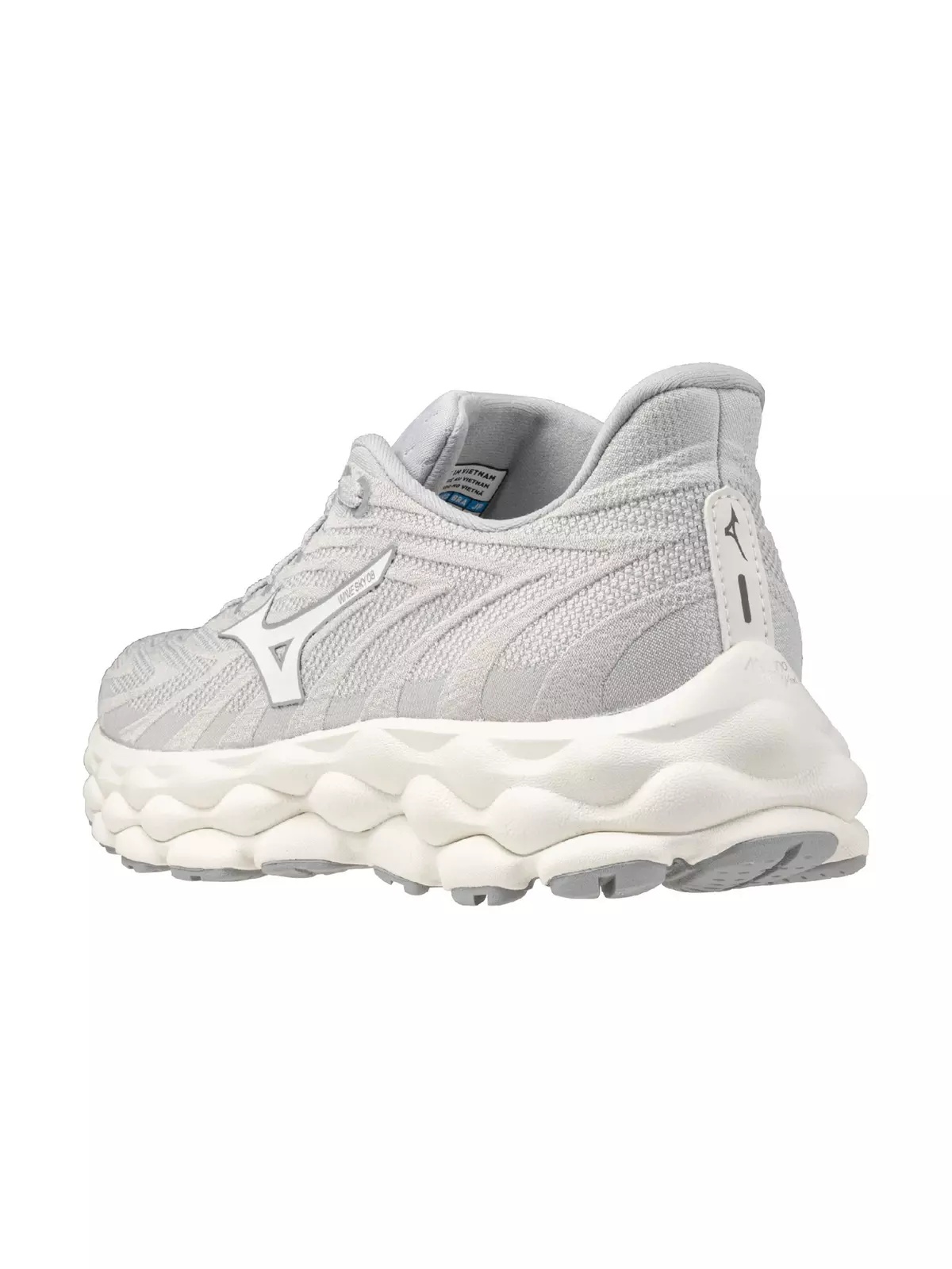 Wave Sky 8 "Harbor Mist/Snow White" Women's Running Shoe - 4