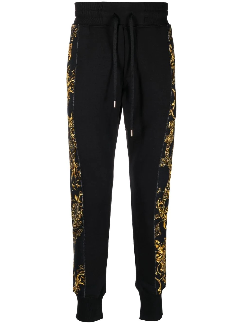 baroque-print track pants - 1