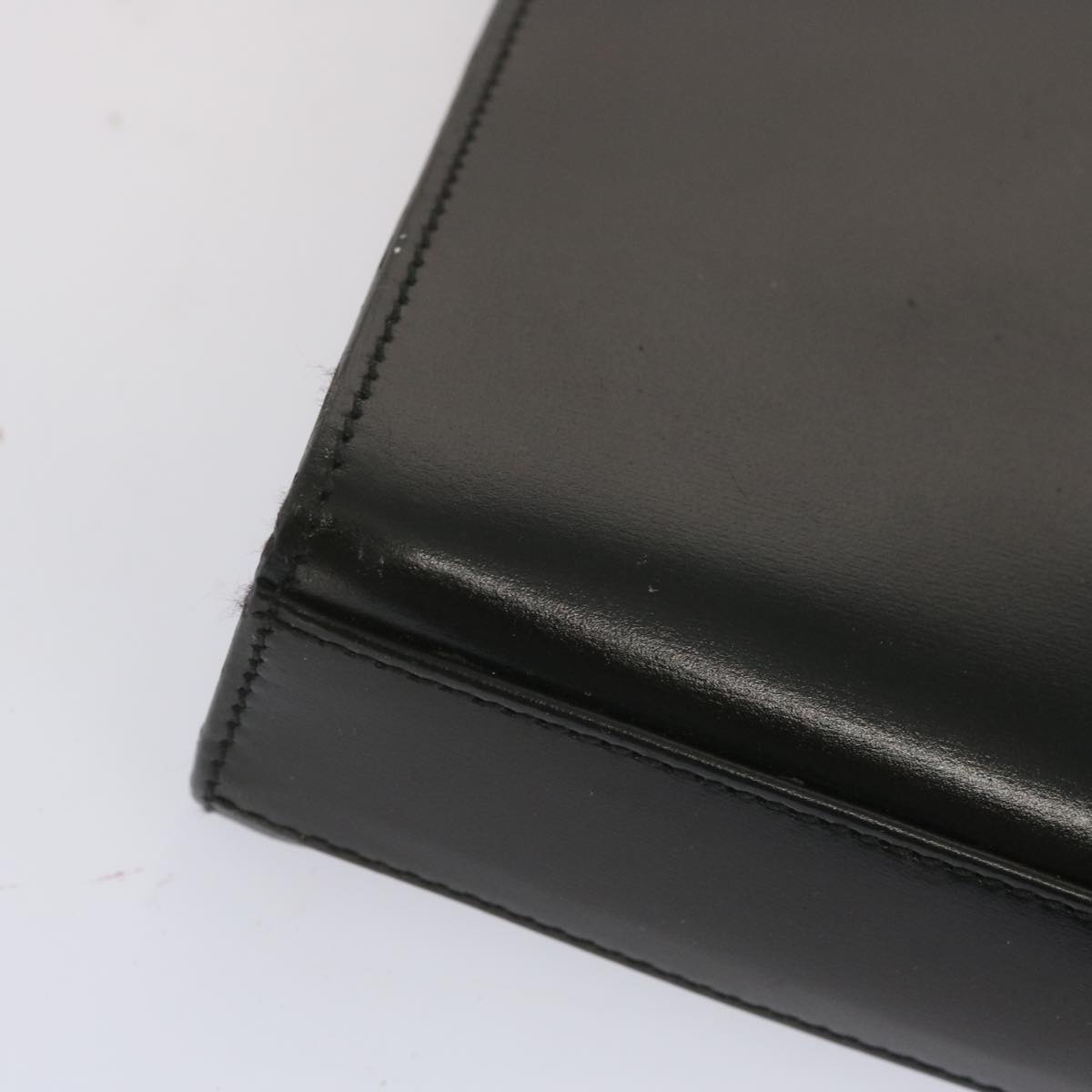GUCCI Hand Bag Leather Black - 16