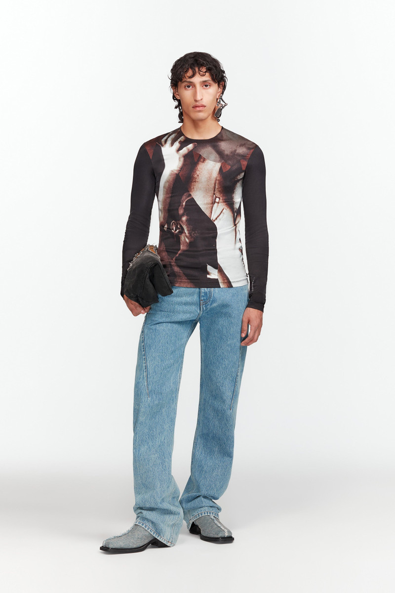 Y/Project Body Collage Fitted Top outlook