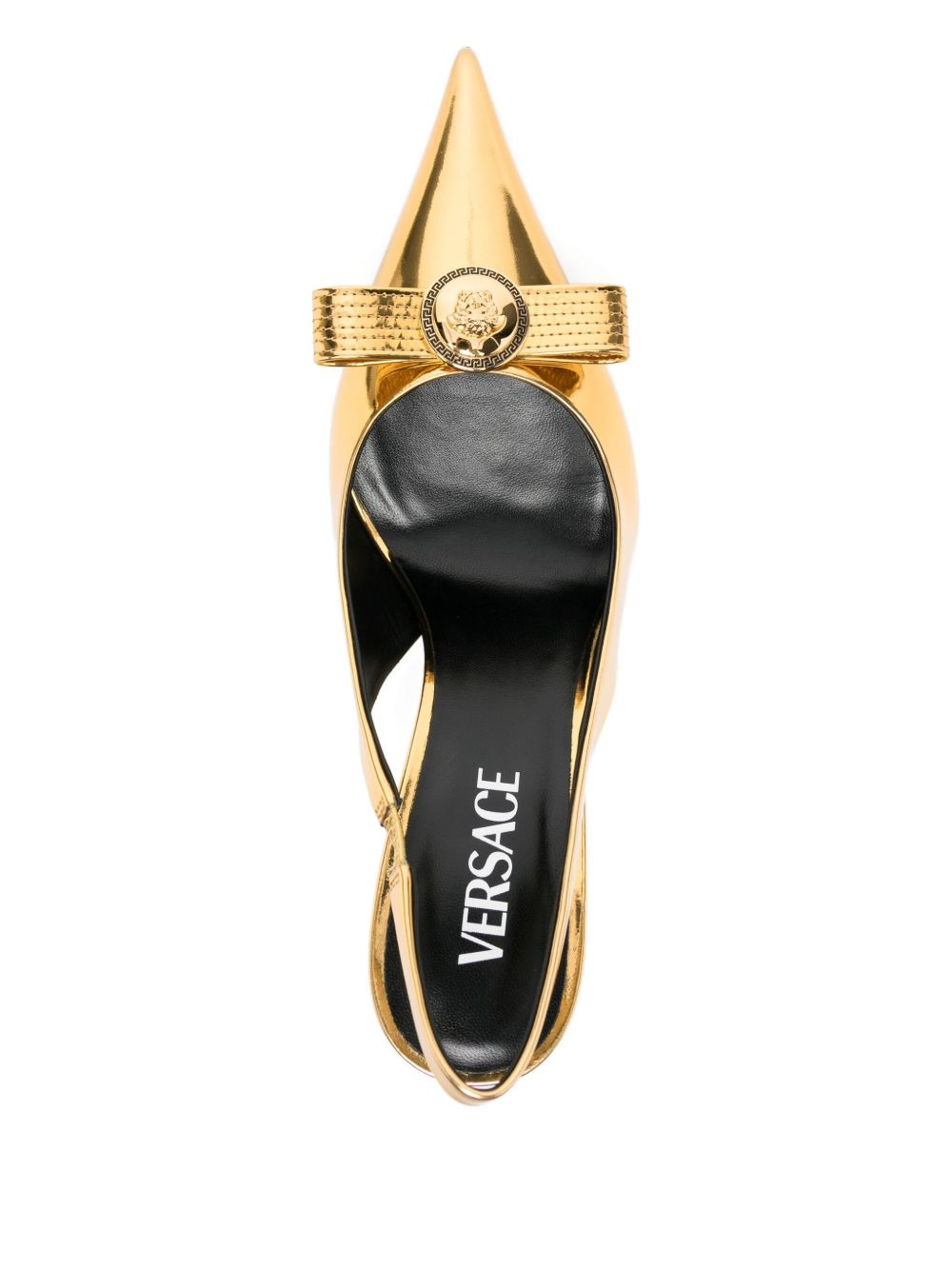 90mm Gianni ribbon pumps - 4