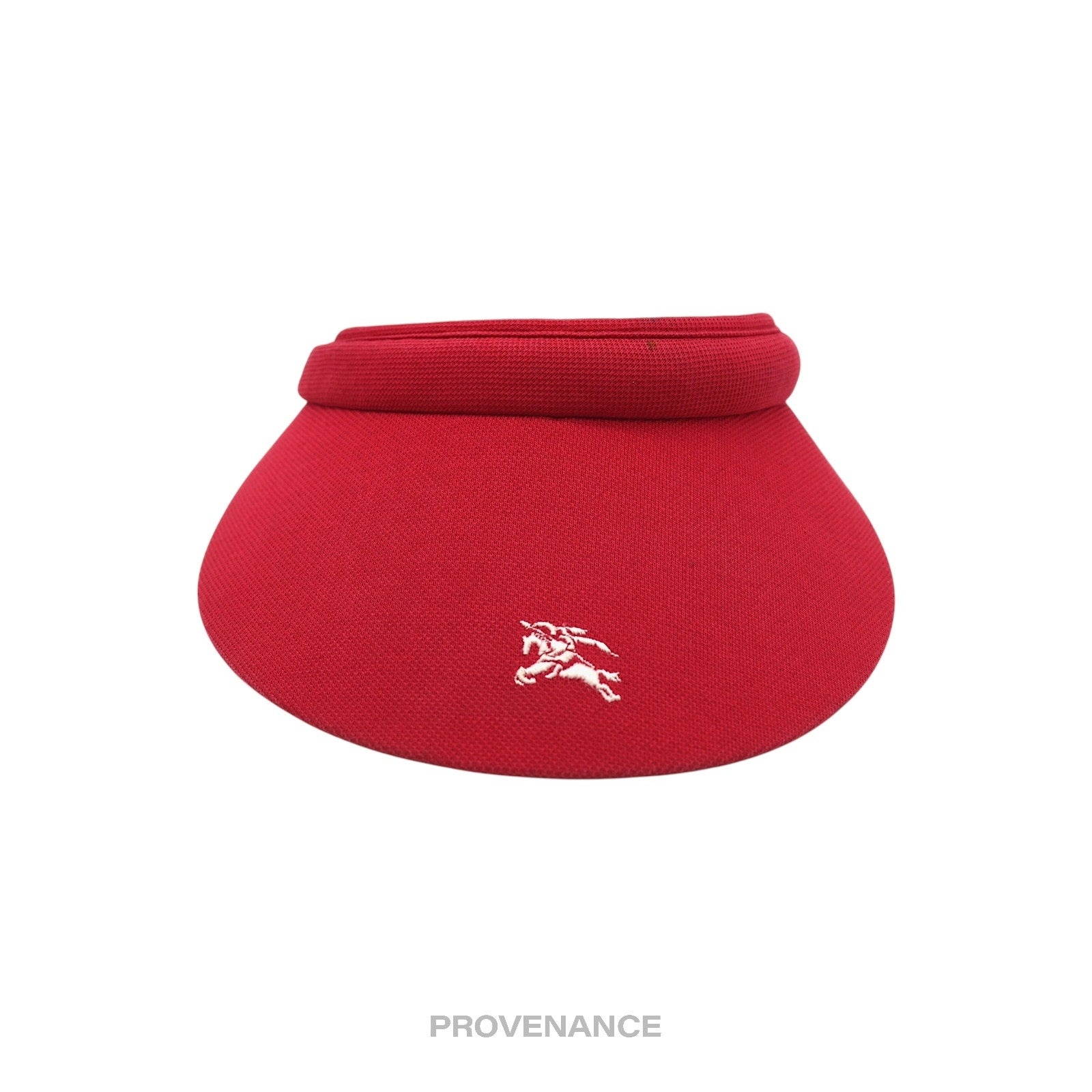? Burberry Golf Visor - Nova Check Red