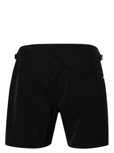 Alexander McQueen logo-embroidered swim shorts outlook