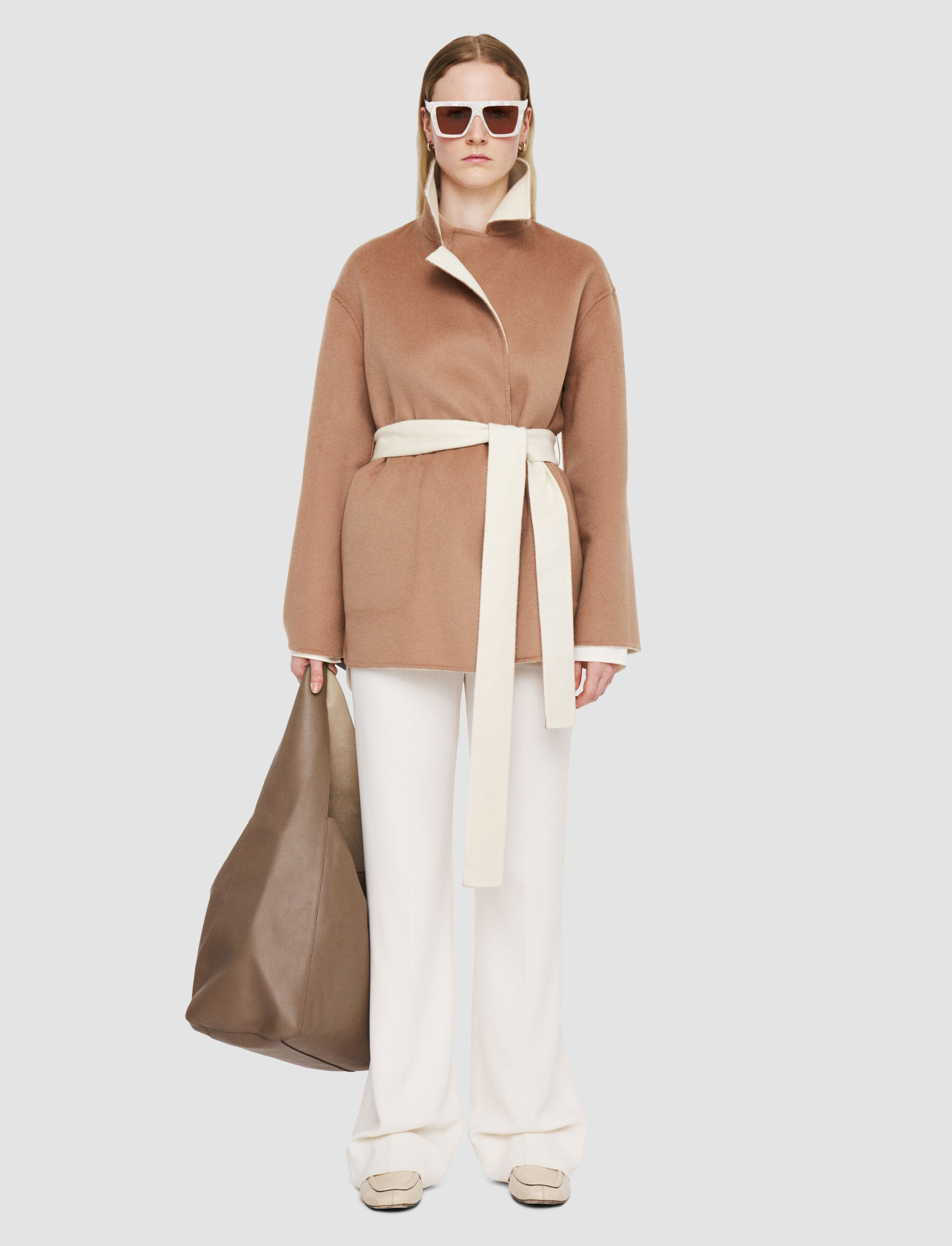 Arnold Reversible Double Face Cashmere Coat - 3