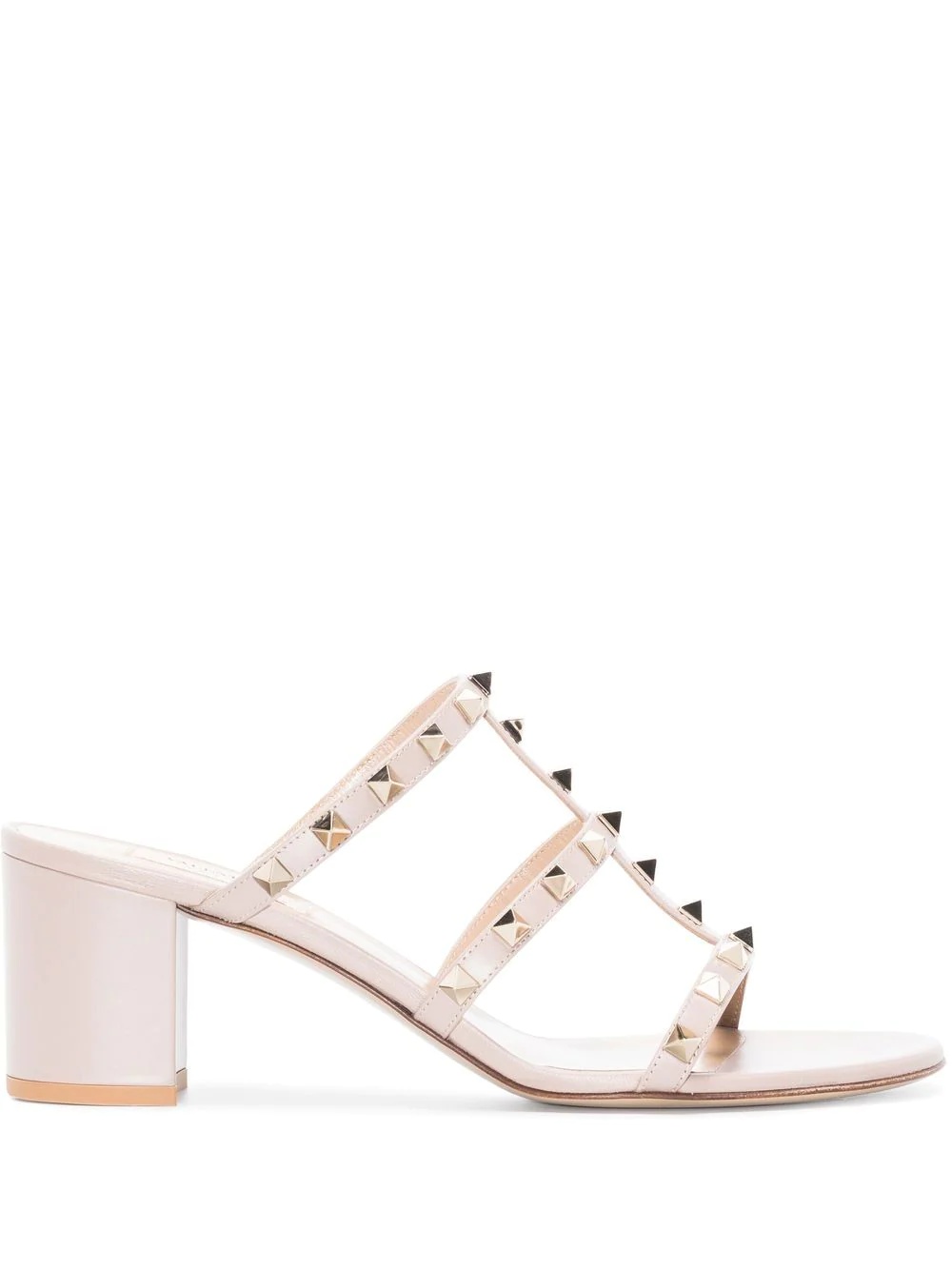 Rockstud leather sandals - 1