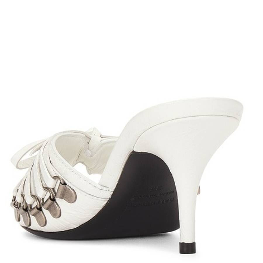 Balenciaga Cagole 70 Leather Mule Sandals - 3