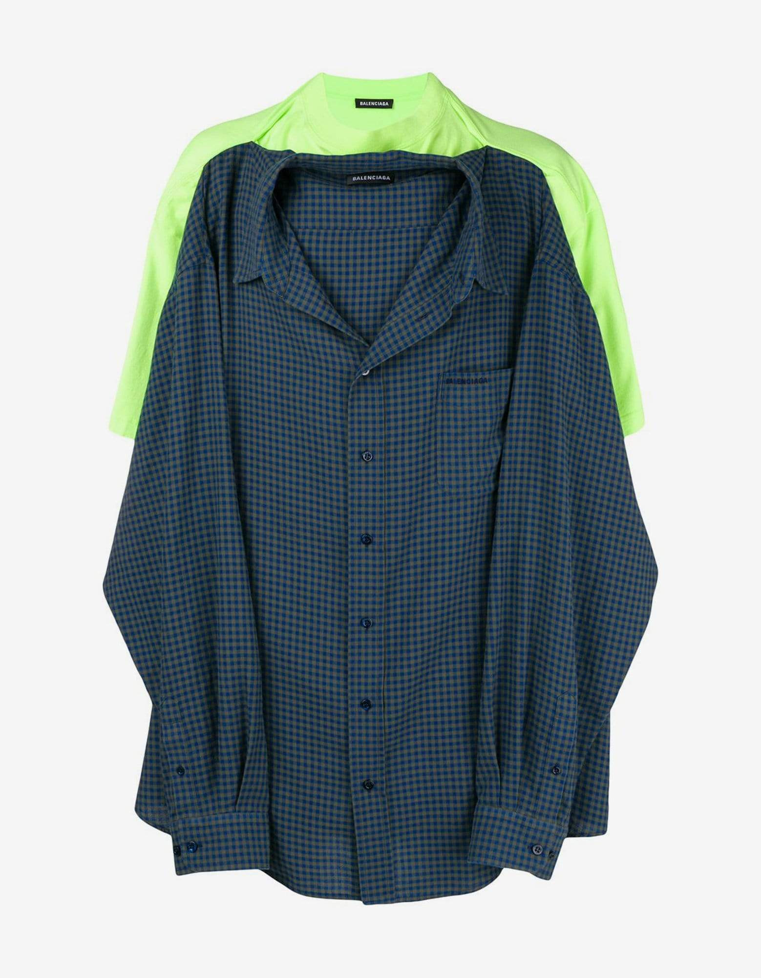 Balenciaga Green T-Shirt Shirt - AW18 - 1