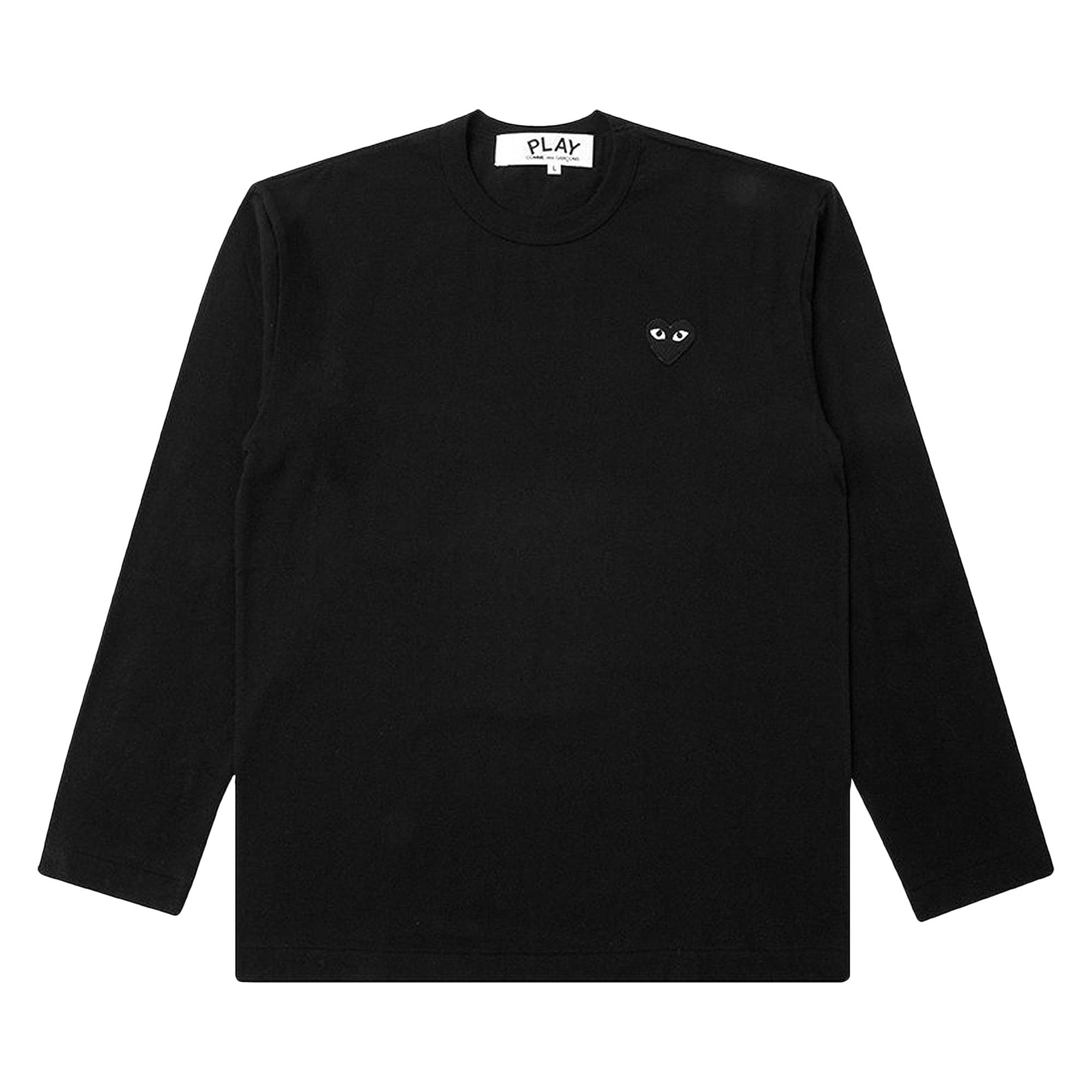 Comme des Garçons PLAY Black Emblem Long-Sleeve T-Shirt 'Black' - 1