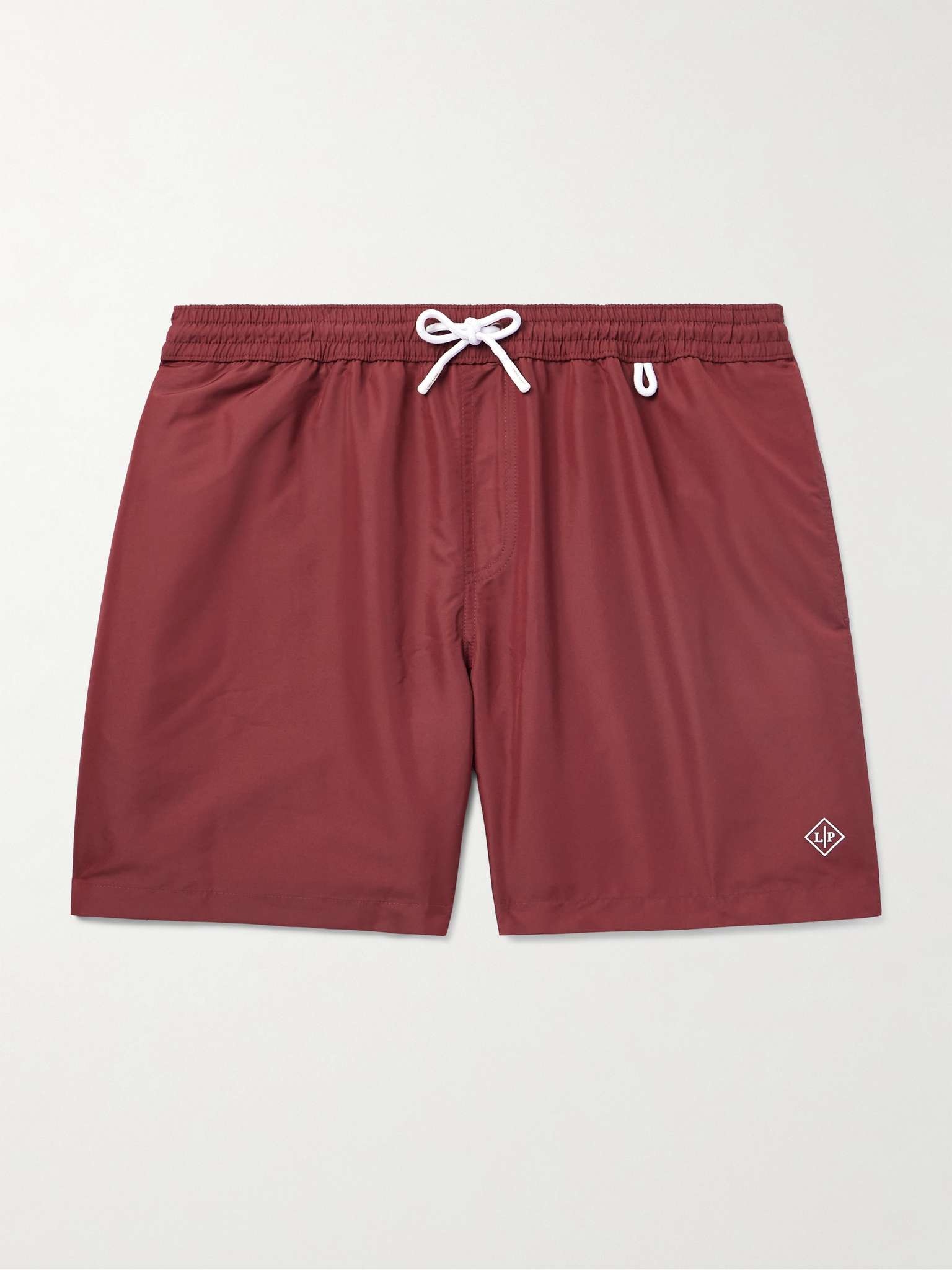 Bay Straight-Leg Mid-Length Swim Shorts - 1